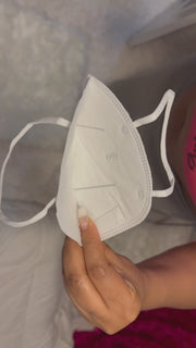 KN95 White Mask singles, 10 pack