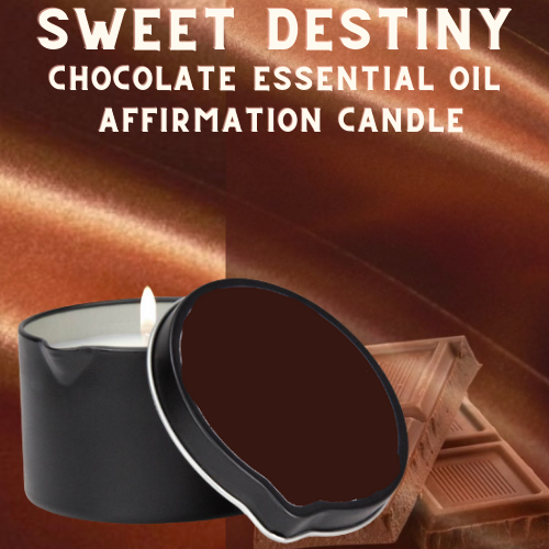 Sweet Destiny Cocoa scented Affirmation Candle