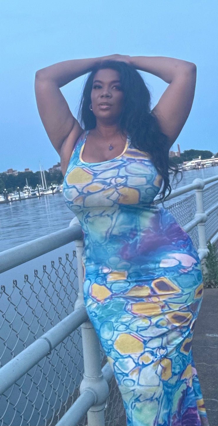 Flow sundress - blue