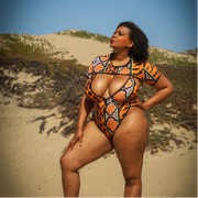 “It’s a Jungle” (2piece- 1piece with crop top)swimsuit